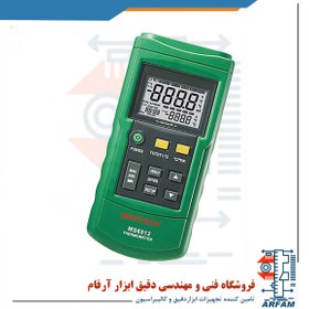 تصویر ترمومتر ترموکوپلی دو کاناله مستک MASTECH MS6512 Digital Thermometer MASTECH MS6512