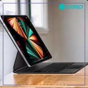 تصویر کیبورد کیس مگنتی آیپد کوتسی Coteci Magic Keyboard Ipad 10.9/11 64018 