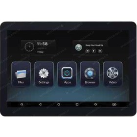 تصویر مانیتور پشت صندلی اندرویدی برند اگزد مدل EX-1088 EX-1088 Android seat monitor