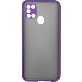 تصویر کاور پشت مات دور رنگی مناسب برای گوشی موبایل سامسونگ A21s 