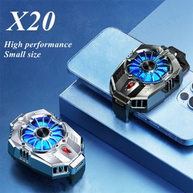 تصویر فن خنک کننده گوشی موبایل X20 Mobile Cooling Fan X20