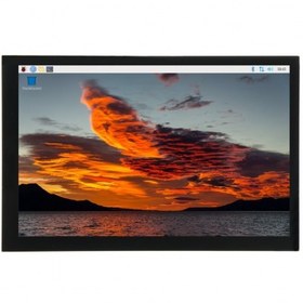 تصویر نمایشگر 10.1 اینچ IPS رنگی با تاچ خازنی 1280x800 با ورودی HDMI مخصوص رزبری پای 