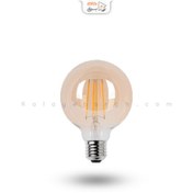 تصویر لامپ فیلامنتی شامپاینی 8 وات G95 E27 پارس شعاع توس (رویالوکس) 