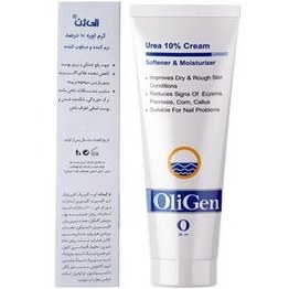 تصویر کرم نرم کننده حاوی اوره 10 درصد الی ژن 50 میلی لیتر Oligen Softener Urea 10 percent Cream 50ml