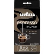 تصویر پودر قهوه لاوازا مشکی اسپرسو مدیوم روست – Lavazza Caffe Espresso 