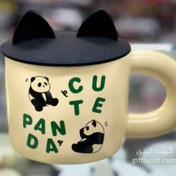 تصویر ماگ سرامیکی طرح پاندا زیبا cute panda 