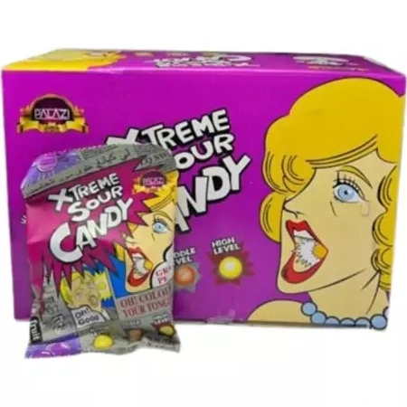 خرید و قیمت آبنبات ترش پالازی مدل XTREME SOUR CANDY (بسته ی 30تایی) | ترب
