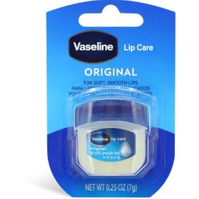 تصویر بالم لب وازلین مدل original حجم 7 گرمی Vaseline lip balm original model 7gr