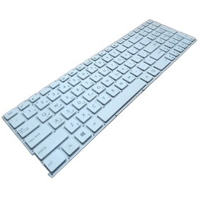 تصویر کیبورد لپ تاپ ASUS R542U سفید 