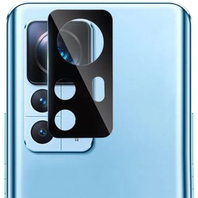 تصویر محافظ لنز دوربین شیشه ای ایرگلوری مدل سه بعدی مناسب برای گوشی موبایل شیائومی Mi 12T 