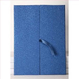 تصویر لوح تقدیر3 لت سایز A4 گالینگور رنگ سرمه ای 