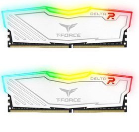 تصویر رم دسکتاپ تیم گروپ RAM T-GROUP DDR4 64GB 3200Mhz CL16 T-Force Delta RGB 