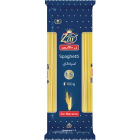 تصویر اسپاگتی قطر 1.5 زر ماکارون 