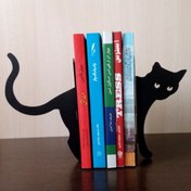 تصویر نگهدارنده کتاب نیتا طرح گربه 
