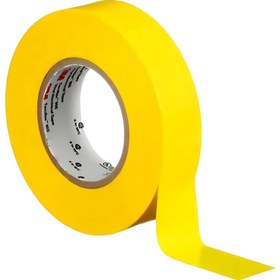 تصویر چسب برق پی وی سی زرد 