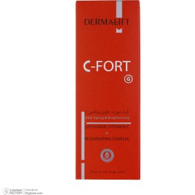 تصویر کرم صورت مدل C-Fort حاوی ویتامین C مناسب پوست خشک حجم 40 میلی لیتر درمالیفت Dermalift C Fort Vitamin C Cream For Dry Skin 40 ml