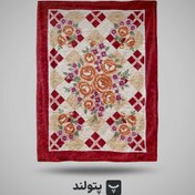 تصویر پتو یکنفره گلدار گلبافت 