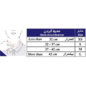 تصویر گردنبند طبی سخت چانه دار طب و صنعت سایز ساپورت های طبی