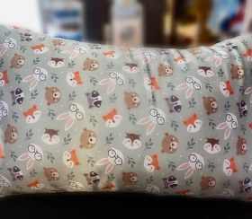 تصویر روبالشی ساتن ابریشم روباهی 