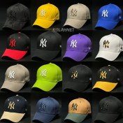 تصویر کلاه بیسبالی کتان ny 47 کد 5064 