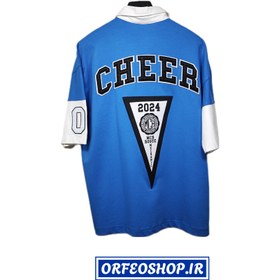 تصویر تیشرت یقه دار اورجینال ترک برند مکانیک مدل CHEER M379 CHEER COLOR: SAX BLUE