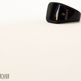 تصویر انگشتر رولکس مربع مشکی 