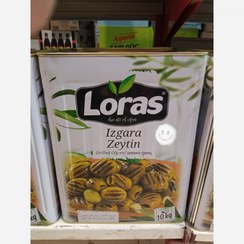 تصویر زیتون کبابی لوراس گریل شده حلب 10کیلویی خالص ترکیه 