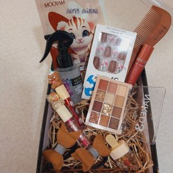 تصویر باکس هدیه تولد دخترانه قهوه ای روز دختر 