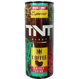 تصویر نوشیدنی انرژی زا گازدار تی ان تی 250 میلی لیتر با طعم قهوه Energy Drink Coffee TNT 250 ml