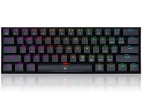 تصویر کیبورد Redragon K630 Dragonborn RGB Brown SW 