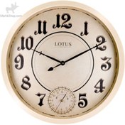 تصویر ساعت دیواری چوبی لوتوس مدل ELMA کد W8830 