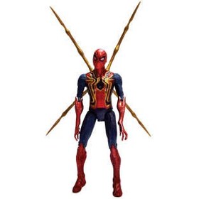 تصویر اکشن فیگور طرح مرد عنکبوتی مدل iron spiderman 