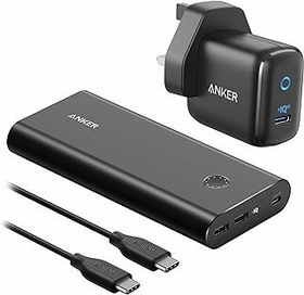 تصویر Anker PowerCore+ 26800 PD 45W Power Bank with 30W PD Charger for iPad Pro, iPhone 16/15/14 Series/Pro/Max, iPhone X, and More 