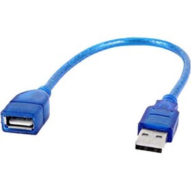 تصویر کابل افزایش USB2.0 طول 30cm ا USB 2.0 Extension Cable 30cm USB 2.0 Extension Cable 30cm