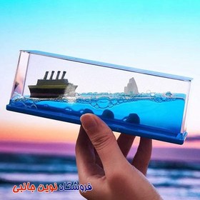 تصویر کشتی تایتانیک شناور دکوراتیو RIVA SALES Cruise Ship Fluid Drift Bottle | Cruise Ship Fluid Drift (تک / عمده) 