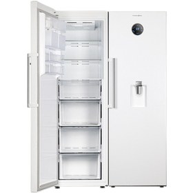 تصویر یخچال فریزر دوقلو 32 فوت زیرووات مدل ZRA15W Zerowatt ZRA15W twin fridge freezer