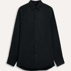 تصویر پیراهن دکمه‌دار یقه کلابا آستین بلند از برند زارا (زنانه) 