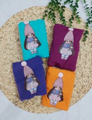 تصویر تیشرت زنانه طرح دخترک 