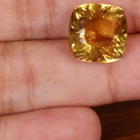 تصویر نگین سیترین کد 30125 Citrine Stone