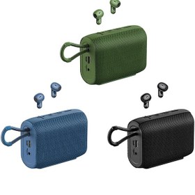 تصویر اسپیکر بلوتوث قابل حمل ریمکس مدل RB-M17 REMAX RB-M17 Portable Fabric Bluetooth Speaker