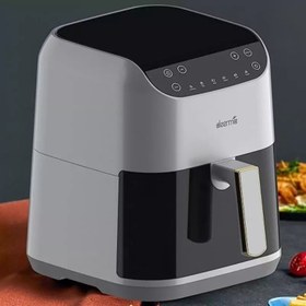 تصویر سرخ کن هوشمند شیائومی مدل Deerma Air Fryer 5.5L KZ130W ‏ Deerma Air Fryer 5.5L KZ130W ‏