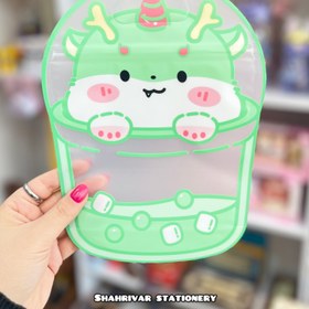 تصویر زیپ کیپ فانتزی - زرد 