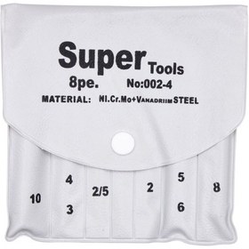 تصویر ست آچار آلن 8 تایی SUPER TOOLS (SUPER TOOLS ALLEN KEY WRENCH SET (8 PIECE