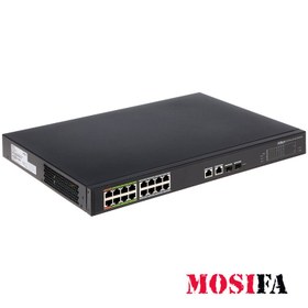 تصویر سوئیچ 16 پورت داهوا DH-LR2218-16ET-240 16Port Unmanaged POE Switch Dahua