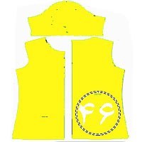 تصویر الگو لباس کشی تک سایز 46 