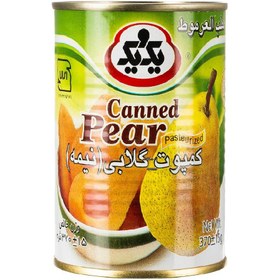 تصویر کمپوت گلابی 370 گرم یک و یک 