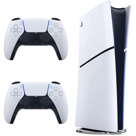 تصویر کنسول بازی سونی PlayStation ۵ Drive Slim ظرفیت یک ترابایت همراه با یک دسته اضافه Sony PlayStation 5 Slim Digital Edition 1TB game console 1 additional batch