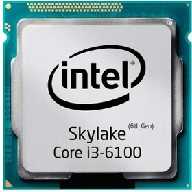 تصویر پردازنده اینتل Core i3-6100 Skylake 