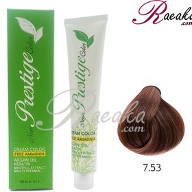 تصویر رنگ موی پرستیژ بدون آمونیاک سری شکلاتی شماره 7.53 