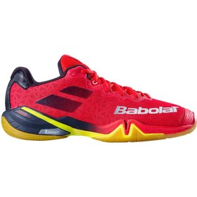 تصویر کفش بدمینتون بابولات Babolat Shadow Tour Men Red and yellow 